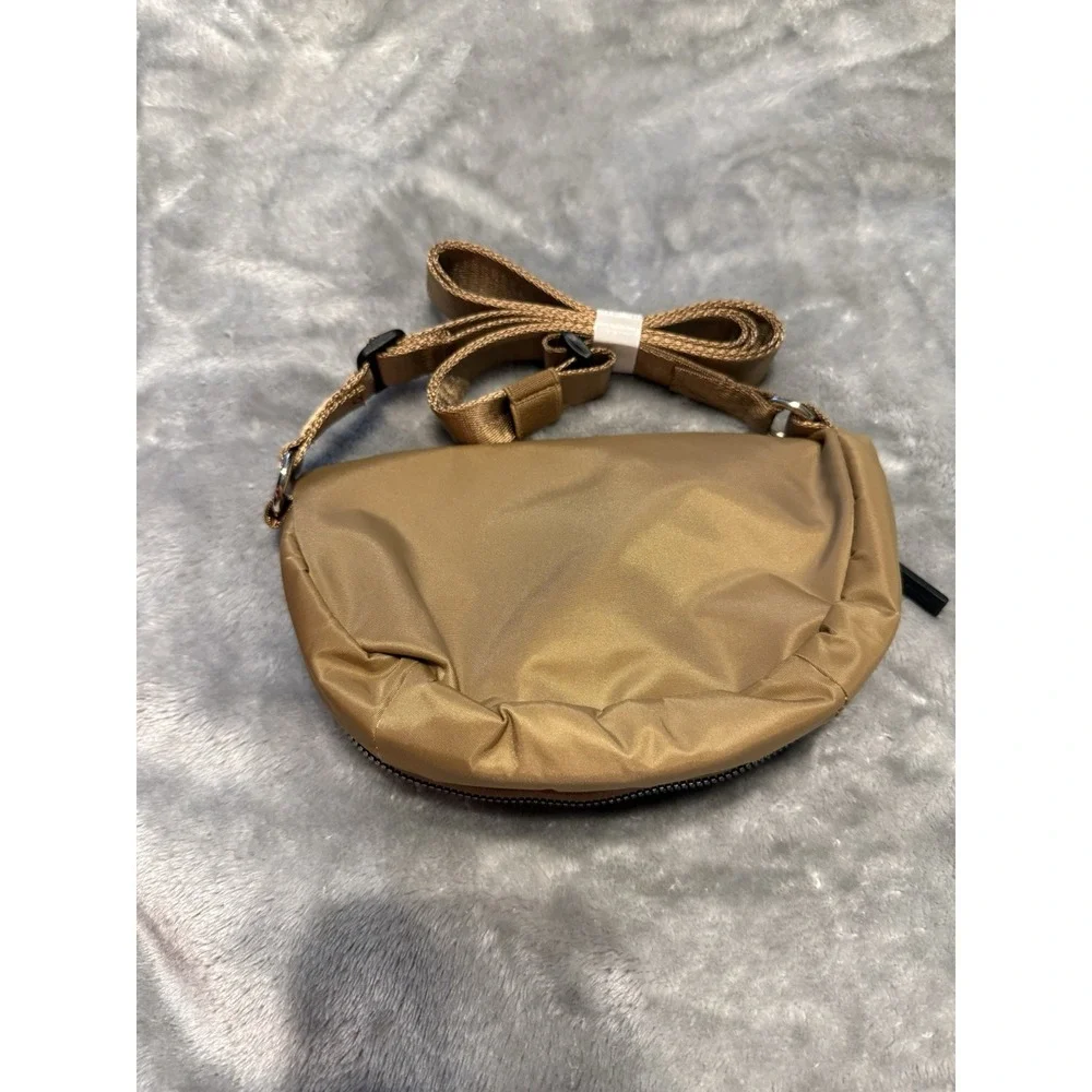 Lululemon All Night Festival Bag Micro Tan Gold Crossbody Belt Bag Neutral